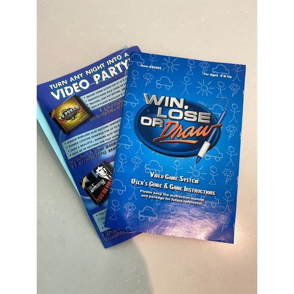 Vintage Win, Lose or Draw by Senario-Video Drawing Game - Picture 3 of 5